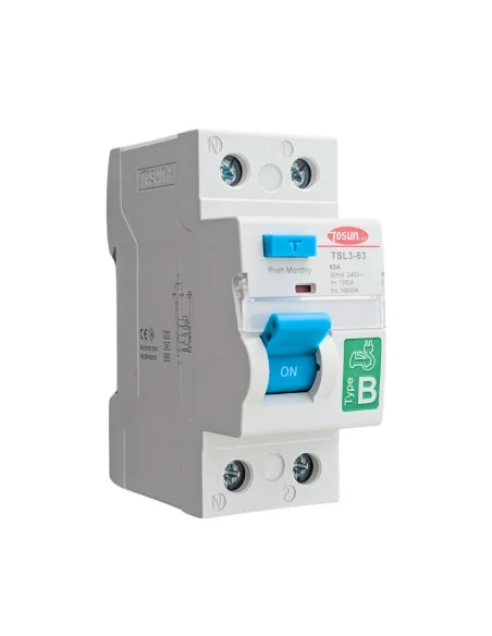 Interruptor Diferencial 63A Monofásico 1P+N 30mA 6KA tipo B