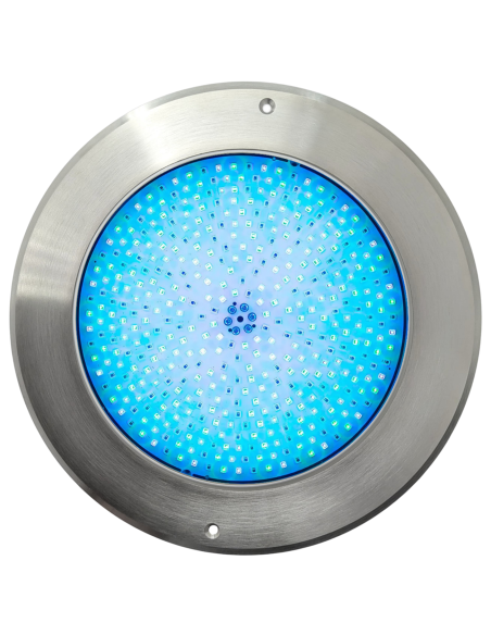 Foco LED RGB Piscina Ø28 cm 4 Hilos 35W | Acero Inox