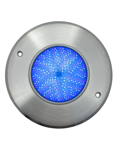 Foco LED RGB Piscina Ø16 cm 10W 4 Hilos | Acero Inoxidable