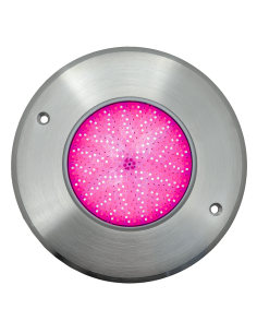 Foco LED RGB Piscina Ø16 cm 10W 4 Hilos | Acero Inoxidable 2