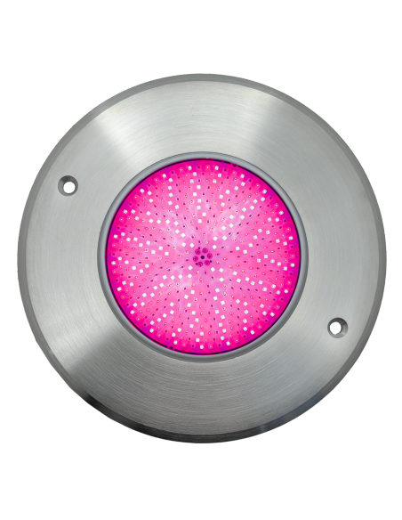Foco LED RGB Piscina Ø16 cm 10W 4 Hilos | Acero Inoxidable