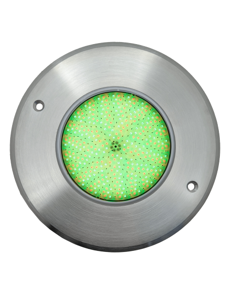Foco LED RGB Piscina Ø16 cm 10W 4 Hilos | Acero Inoxidable