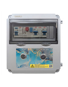 Cuadro Eléctrico Motor e Iluminación 12V AC | Contactor Clorador 2