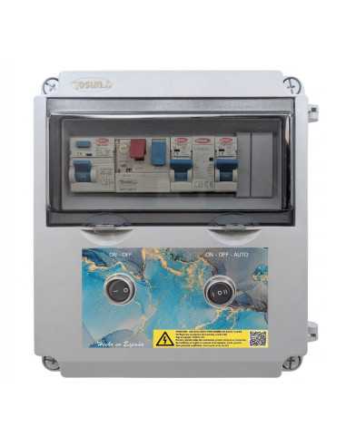 Cuadro Eléctrico Motor e Iluminación 12V AC | Contactor Clorador