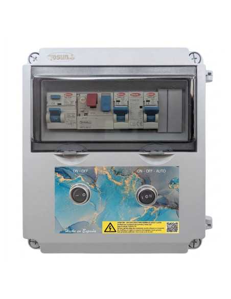 Cuadro Eléctrico Motor e Iluminación 12V AC | Contactor Clorador