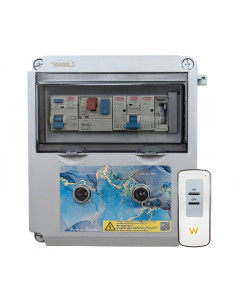 Cuadro Eléctrico Motor e Iluminación 12V AC | Contactor Motor y Clorador