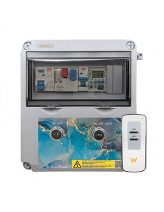 Cuadro Eléctrico Motor e Iluminación 12V DC | Transformador, Guardamotor