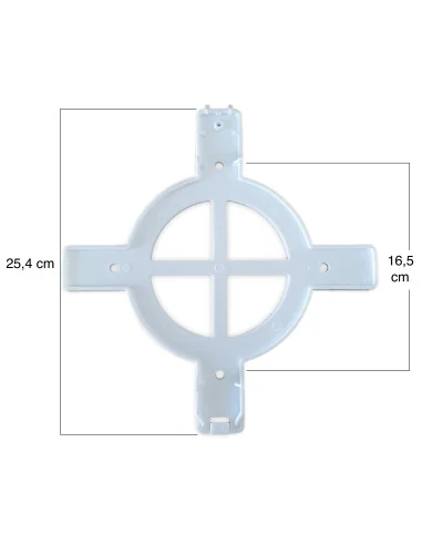 Foco LED RGB Piscina 18W y 35W | Superficie con Cruceta