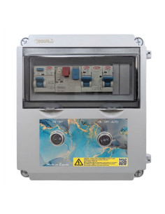 Cuadro Eléctrico Motor e Iluminación 12V DC | Contactor Clorador 2