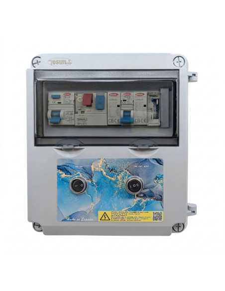 Cuadro Eléctrico Motor e Iluminación 12V DC | Contactor Motor y Clorador