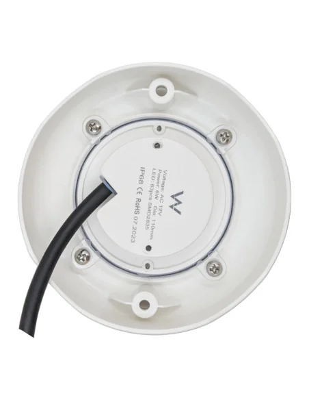Foco LED Ø11cm de Superficie 12V AC Blanco Gama Premium
