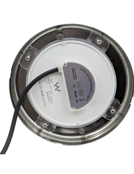 Foco LED Ø23cm de Superficie 12V AC Blanco Gama Premium Acero 316