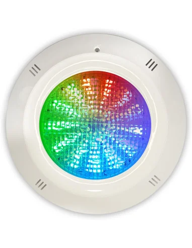 Foco LED RGB Piscina 18W y 35W | Superficie con Cruceta