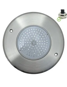 Foco LED RGB Piscina Ø16 cm 10W | Acero Inox Airless