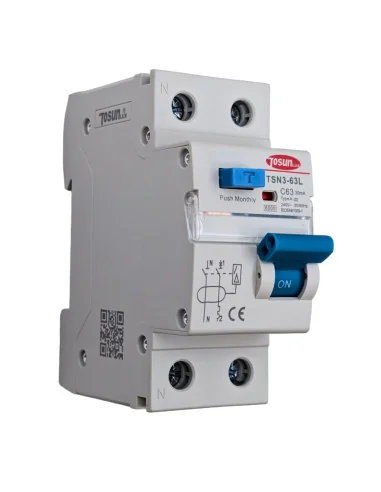 RCBO TSN3-63L Magnetotérmico + Diferencial Tipo AC