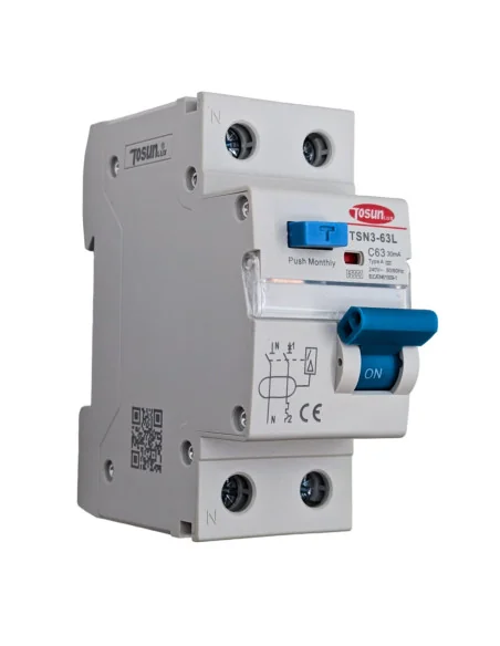 Interruptor Diferencial + Magnetotérmico 50-63A Monofásico 1P+N 30mA 6KA tipo A
