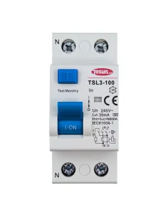 Interruptor Diferencial Tipo A TSL3-100 | 80A y 100A – Tosun