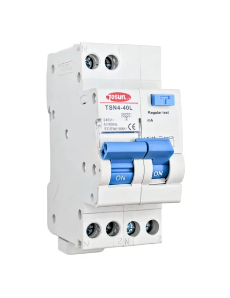 Interruptor Diferencial + Magnetotérmico 20-32A Monofásico 1P+N 30mA 6KA tipo AC