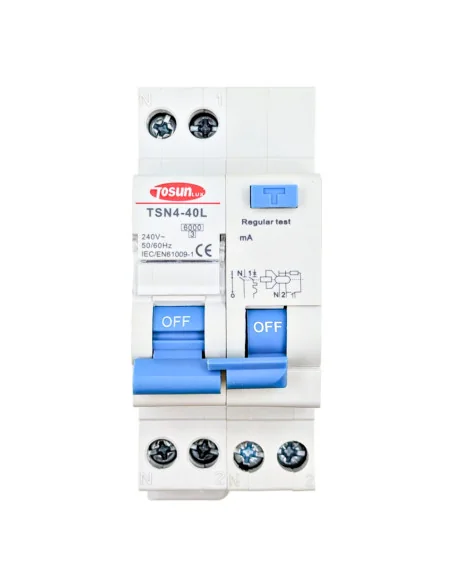 Interruptor Diferencial + Magnetotérmico 20-32A Monofásico 1P+N 30mA 6KA tipo AC