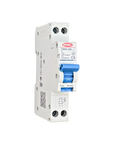 RCBO TSN3-40L Tosun | Disyuntor Diferencial Compacto 10mA