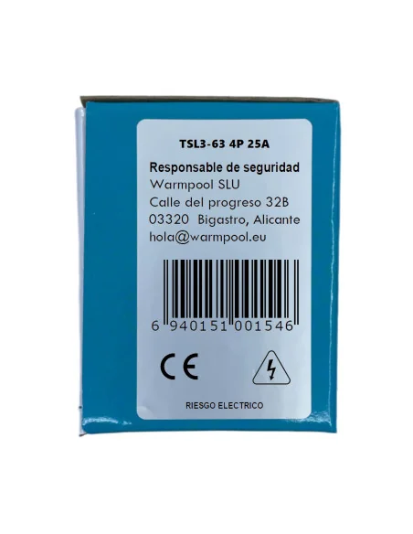 Interruptor Diferencial 25-63A Trifásico 4P 30mA 6KA tipo AC
