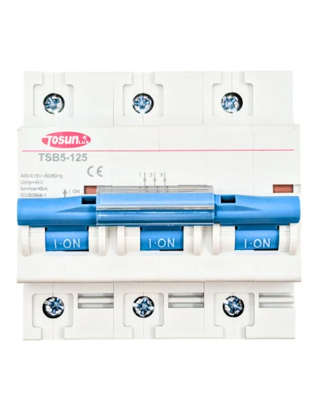 Interruptor Magnetotérmico TSB5-125 80-125A Trifásico 3P 6KA