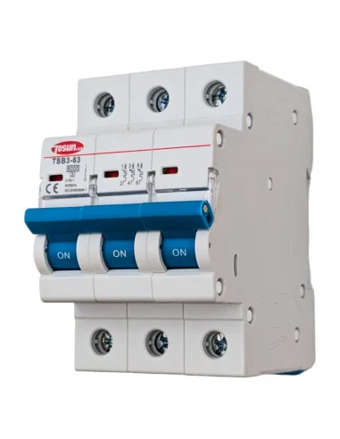 Interruptor Magnetotérmico 3P | Protección Trifásica 6kA