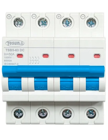 Interruptor Magnetotérmico Fotovoltaico TSB5-63DC 25-80A 4P