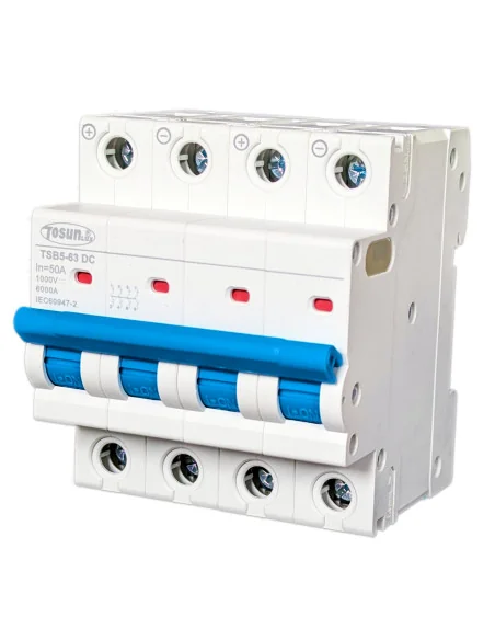 Interruptor Magnetotérmico Fotovoltaico TSB5-63DC 25-80A 4P