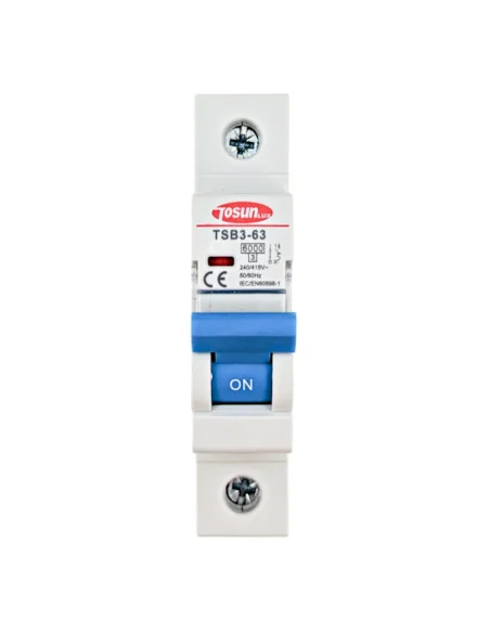 Interruptor Magnetotérmico TSB3-63 6-50A Monofásico 1P 10kA
