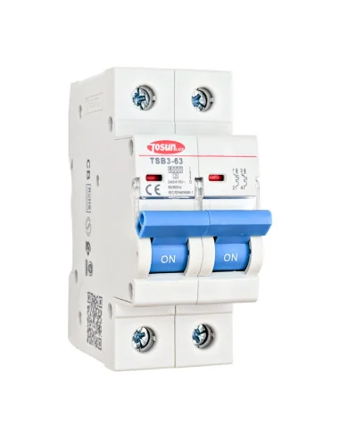 Interruptor Magnetotérmico TSB3-63 2P | Protección hasta 6kA