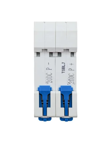 Magnetotérmico DC 2P hasta 500V para sistemas fotovoltaicos