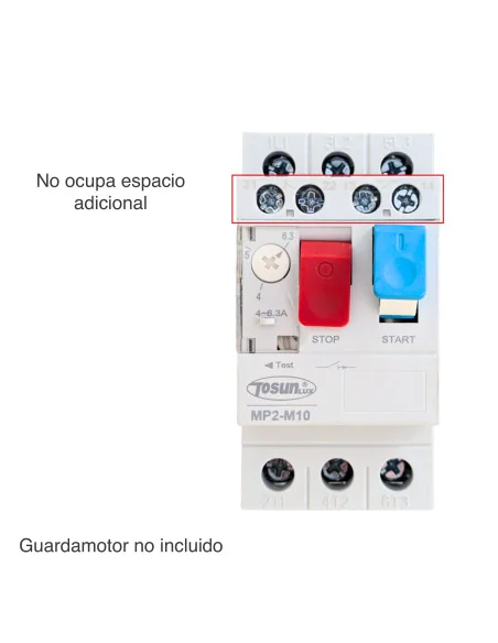 Contactor auxiliar para Guardamotor