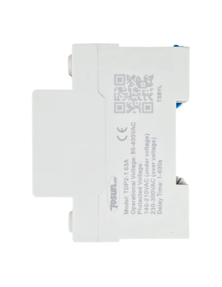 Protector Sobretensiones, Subtensiones y Sobrecarga 2P 63A 230V