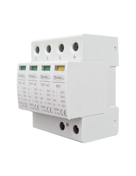 Protector Sobretensiones Transitorias 3P+NPE AC 40kA