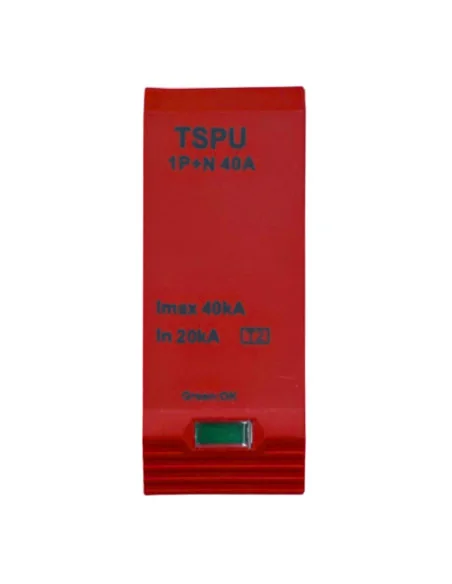 Modulo de reemplazo para Protector Sobretensiones Permanentes y Transitorias 40A 1P+N