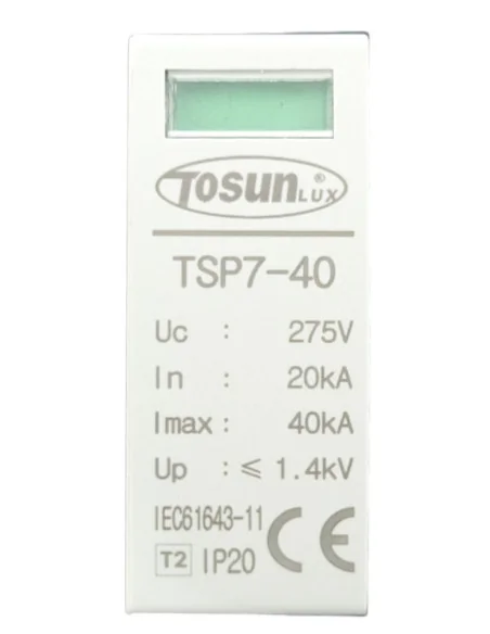 Modulo de reemplazo para Protector Sobretensiones Transitorias 275V AC 40kA