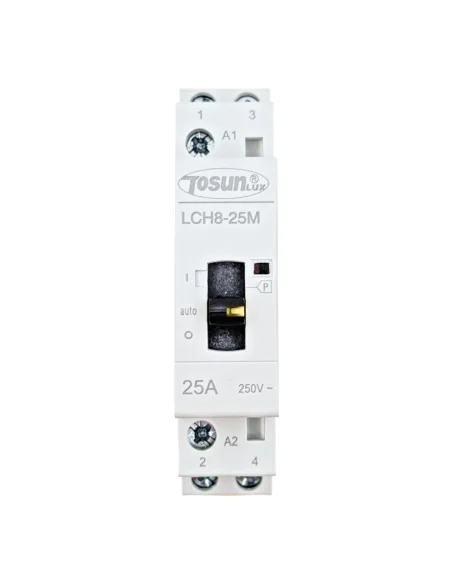 Contactor Modular 2P NO 25A AC ON-AUTO-OFF