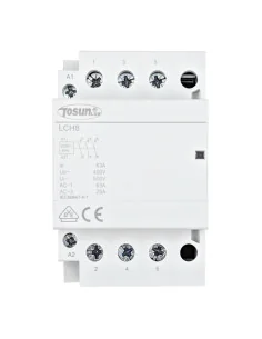 Contactor Modular 3P NO 25A y 63A | 230V AC Carril DIN
