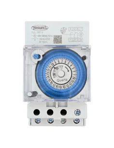 Temporizador Analógico 24h Carril DIN | Con o Sin Reserva 230V