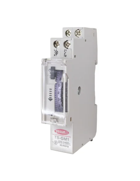 Interruptor Modular Temporizador Analógico 18mm con Reserva