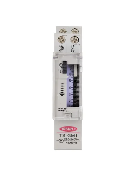 Interruptor Modular Temporizador Analógico 18mm con Reserva