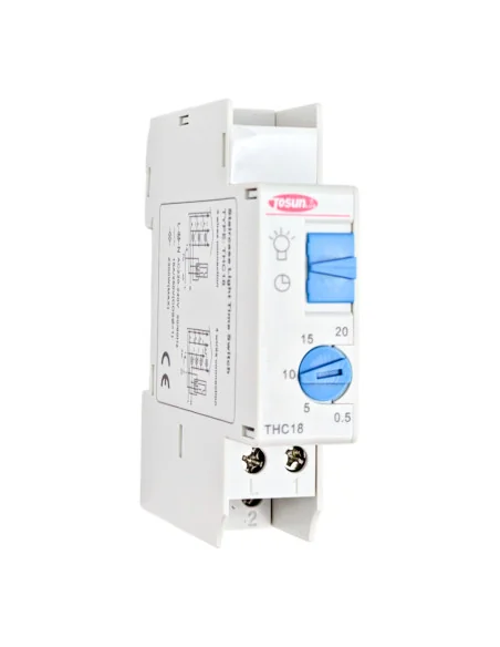 Interruptor Temporizador Analógico para Escalera 30seg - 20min