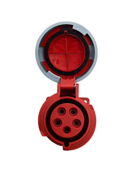 Conector Clavija Hembra 3P+N+T