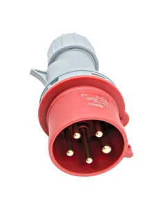Conector Clavija Macho Trifásico 3P+N+T | Conexión Eléctrica Segura y Eficiente