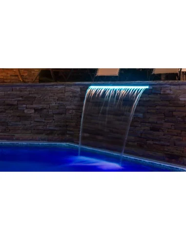 Cascada LED RGB empotrable con mando | Warmpool